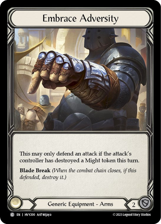 Embrace Adversity [HVY200] (Heavy Hitters)  Cold Foil | Good Games North