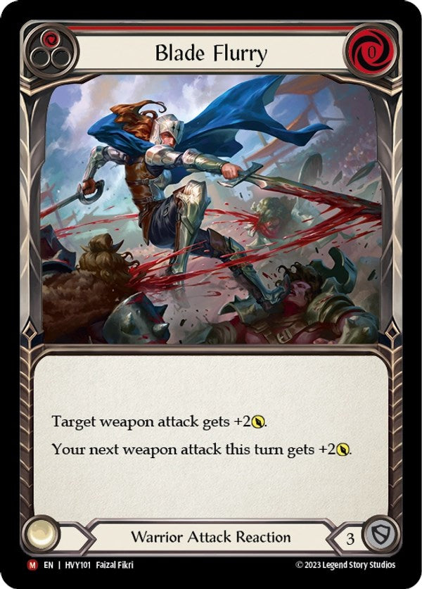 Blade Flurry [HVY101] (Heavy Hitters)  Rainbow Foil | Good Games North