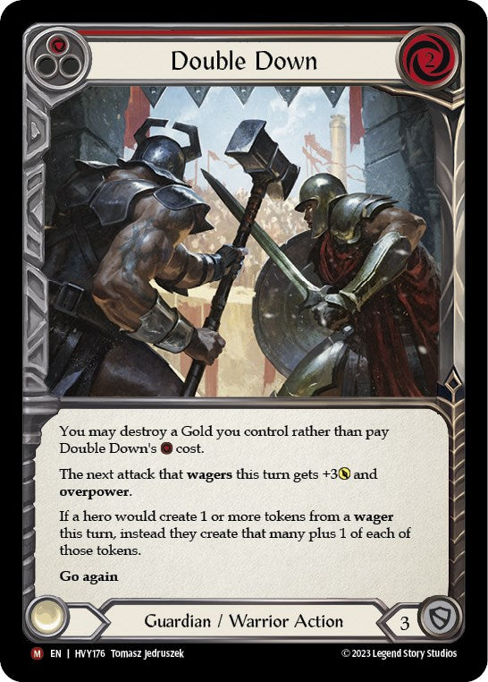 Double Down [HVY176] (Heavy Hitters)  Rainbow Foil | Good Games North