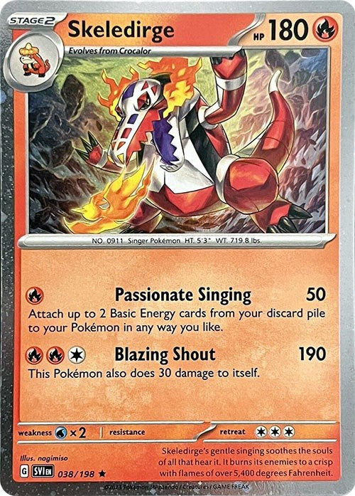 Skeledirge (038/198) (Cosmos Holo) [Miscellaneous Cards] | Good Games North