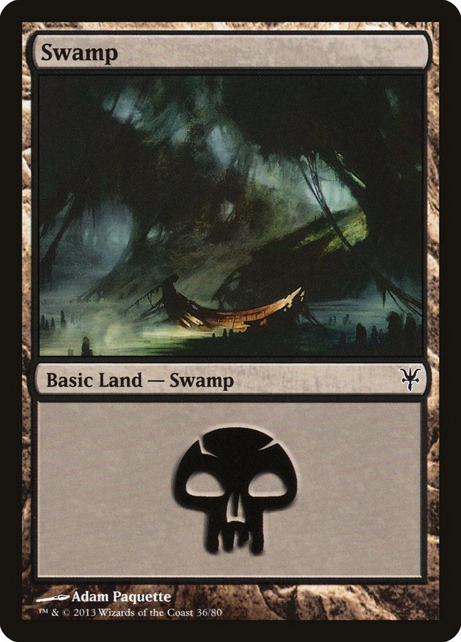 Swamp (36) [Duel Decks: Sorin vs. Tibalt] | Good Games North