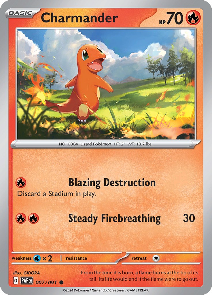Charmander (007/091) [Scarlet & Violet: Paldean Fates] | Good Games North