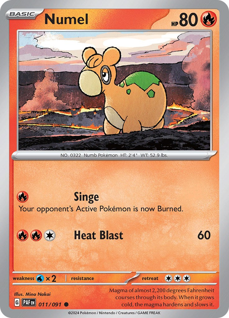 Numel (011/091) [Scarlet & Violet: Paldean Fates] | Good Games North