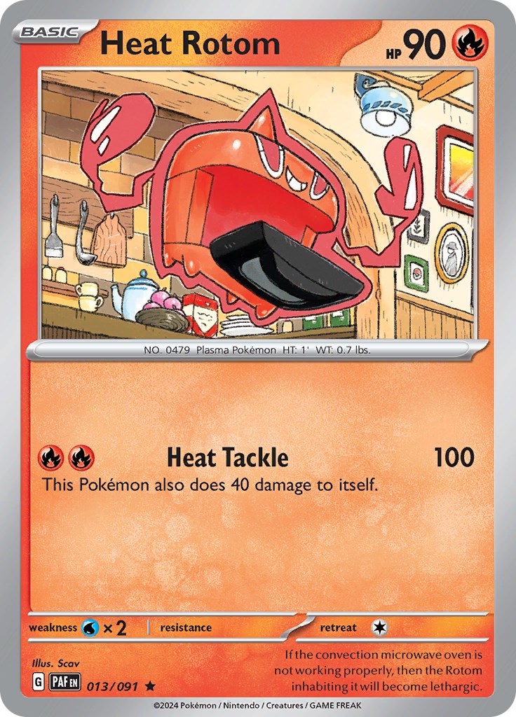 Heat Rotom (013/091) [Scarlet & Violet: Paldean Fates] | Good Games North