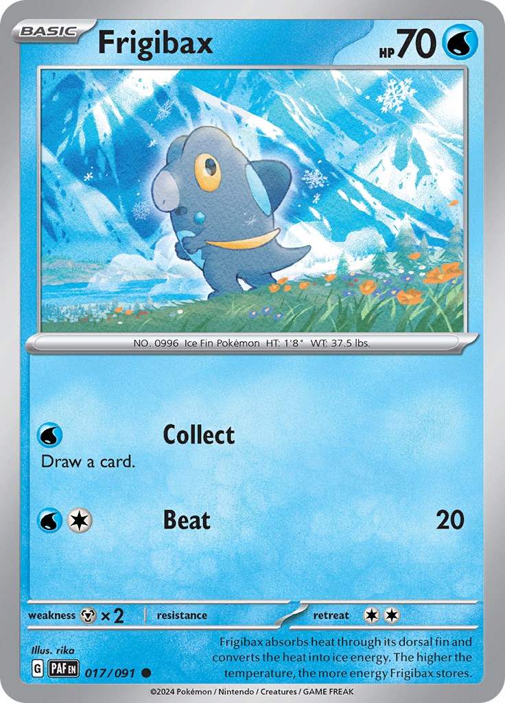 Frigibax (017/091) [Scarlet & Violet: Paldean Fates] | Good Games North
