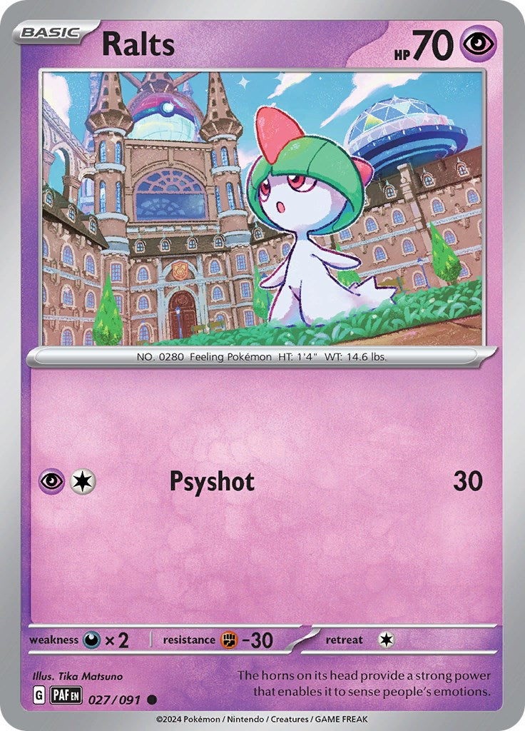 Ralts (027/091) [Scarlet & Violet: Paldean Fates] | Good Games North