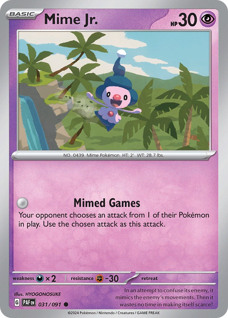 Mime Jr. (031/091) [Scarlet & Violet: Paldean Fates] | Good Games North