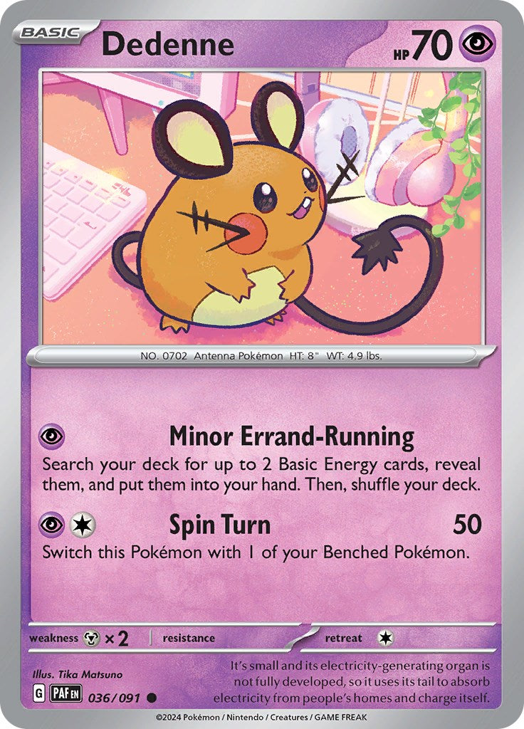Dedenne (036/091) [Scarlet & Violet: Paldean Fates] | Good Games North