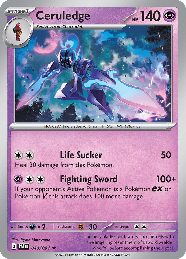 Ceruledge (040/091) [Scarlet & Violet: Paldean Fates] | Good Games North