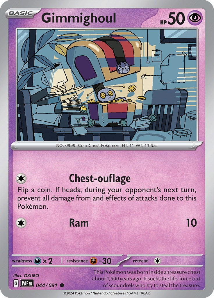 Gimmighoul (044/091) [Scarlet & Violet: Paldean Fates] | Good Games North