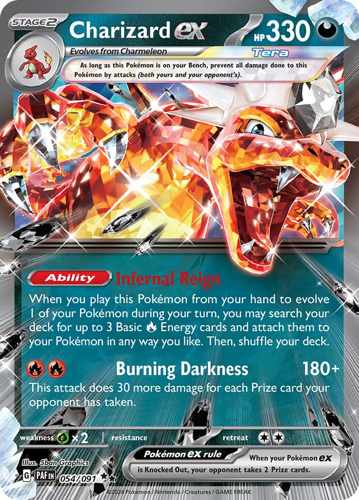 Charizard ex (054/091) [Scarlet & Violet: Paldean Fates] | Good Games North