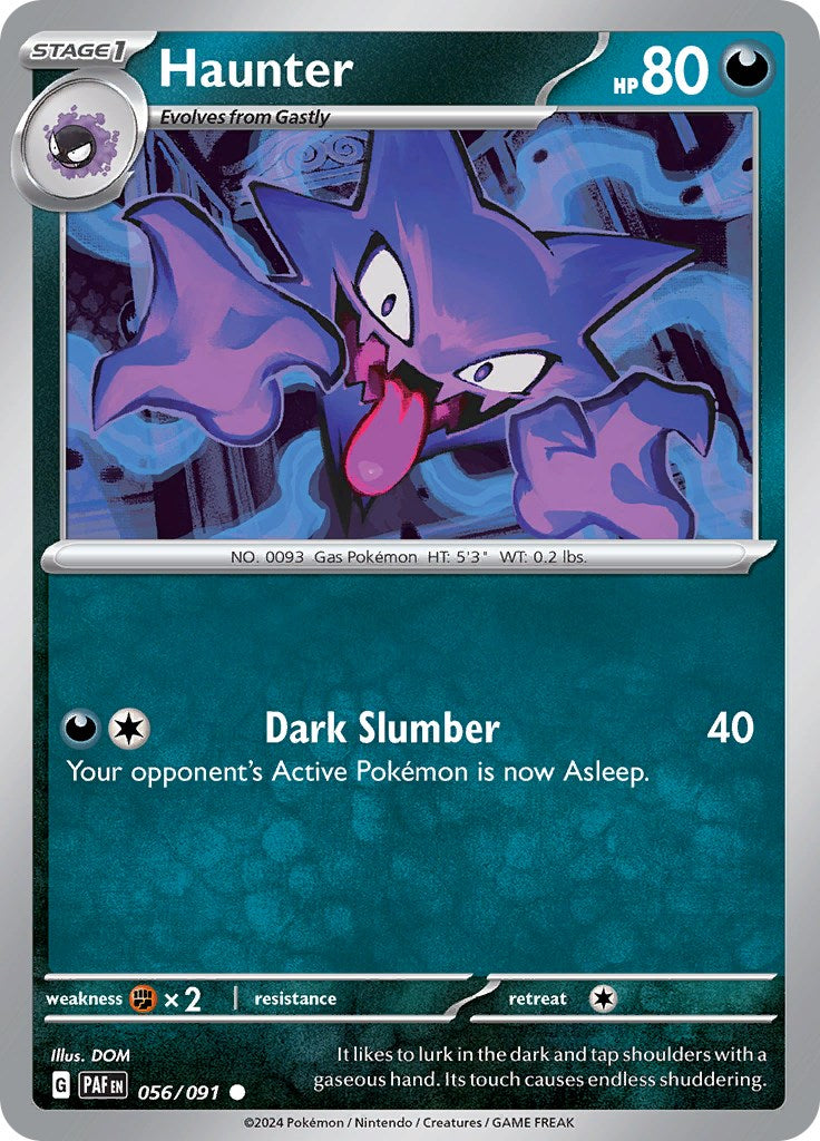Haunter (056/091) [Scarlet & Violet: Paldean Fates] | Good Games North