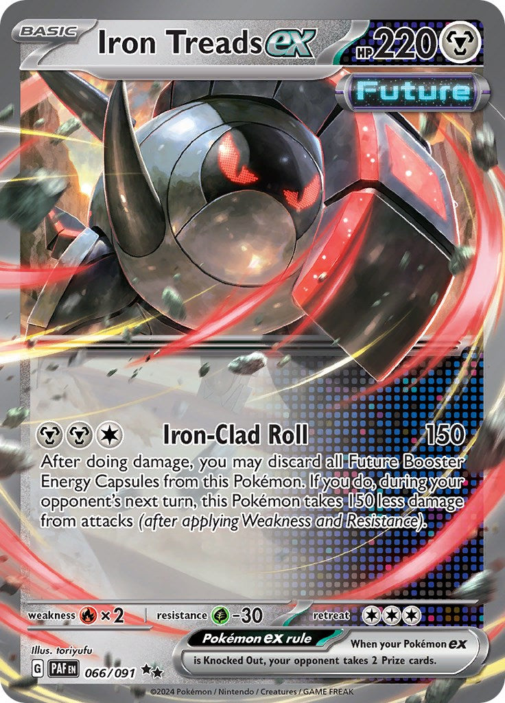 Iron Treads ex (066/091) [Scarlet & Violet: Paldean Fates] | Good Games North