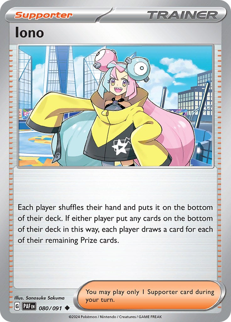 Iono (080/091) [Scarlet & Violet: Paldean Fates] | Good Games North