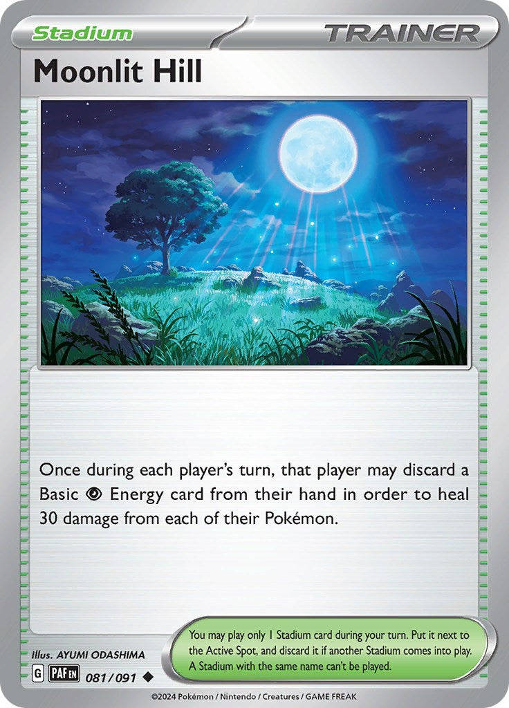 Moonlit Hill (081/091) [Scarlet & Violet: Paldean Fates] | Good Games North