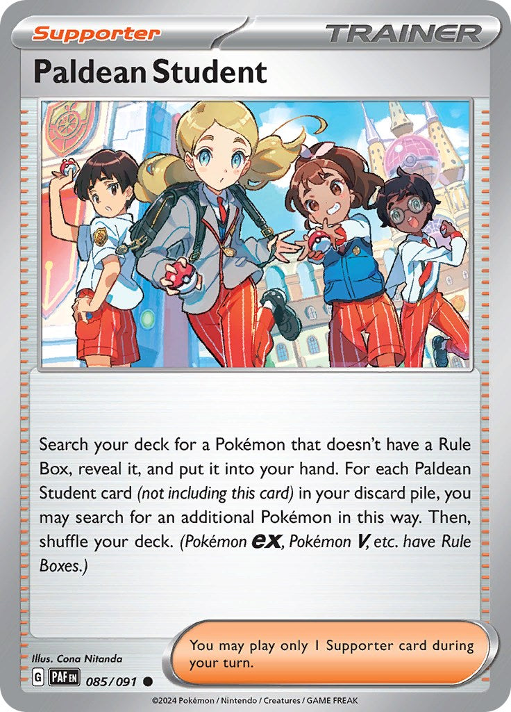 Paldean Student (085/091) [Scarlet & Violet: Paldean Fates] | Good Games North