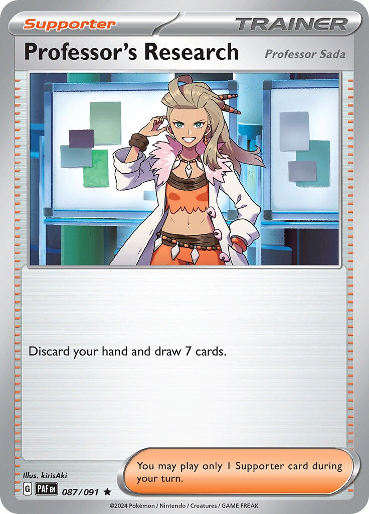 Professor's Research (087/091) [Scarlet & Violet: Paldean Fates] | Good Games North