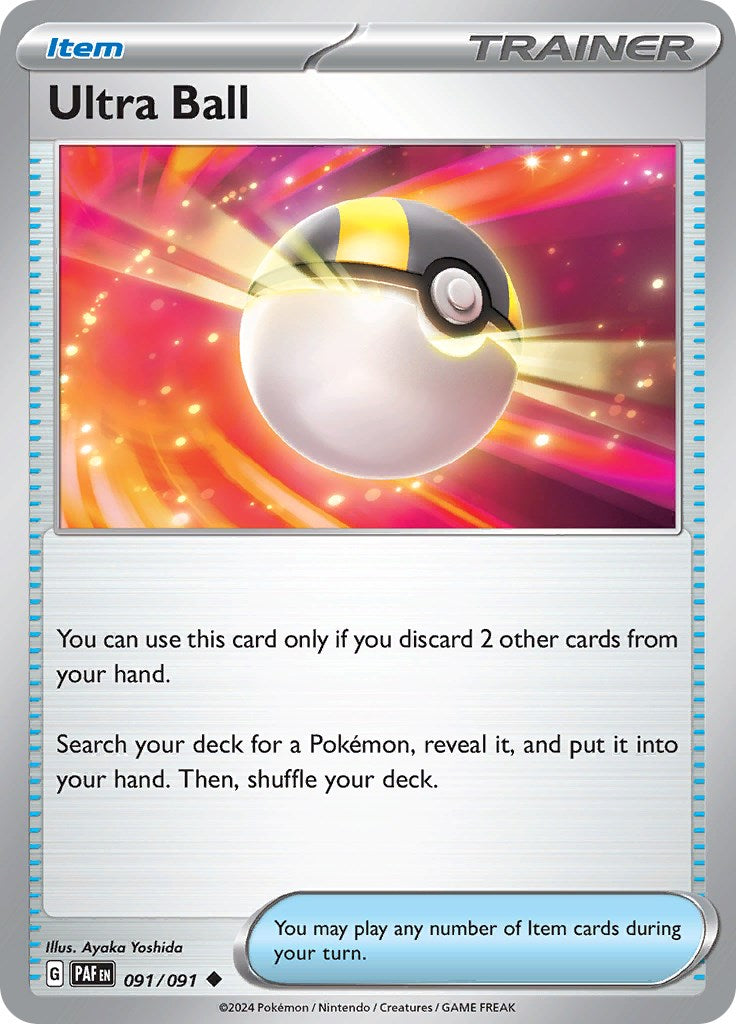 Ultra Ball (091/091) [Scarlet & Violet: Paldean Fates] | Good Games North