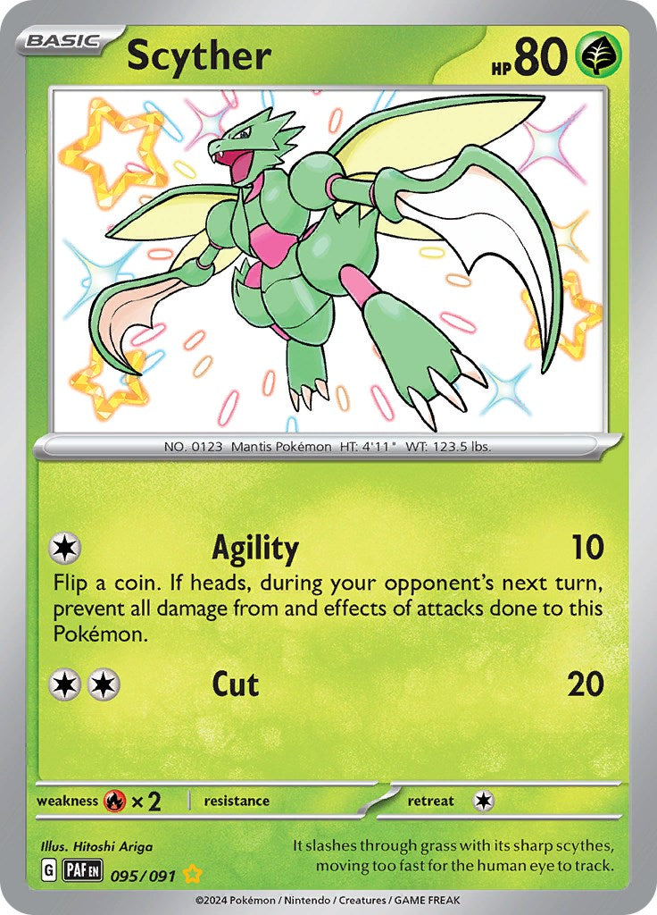 Scyther (095/091) [Scarlet & Violet: Paldean Fates] | Good Games North