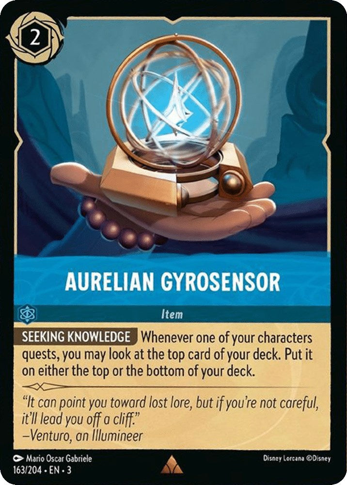 Aurelian Gyrosensor (163/204) [Into the Inklands] | Good Games North