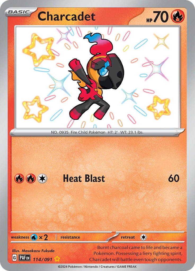 Charcadet (114/091) [Scarlet & Violet: Paldean Fates] | Good Games North