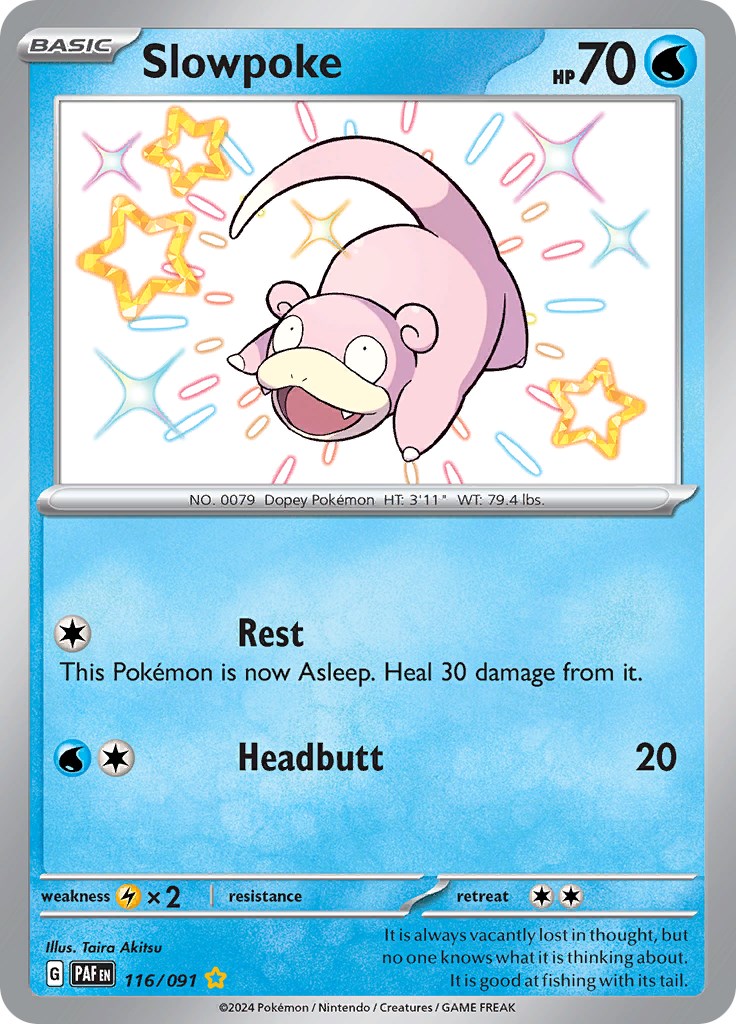 Slowpoke (116/091) [Scarlet & Violet: Paldean Fates] | Good Games North