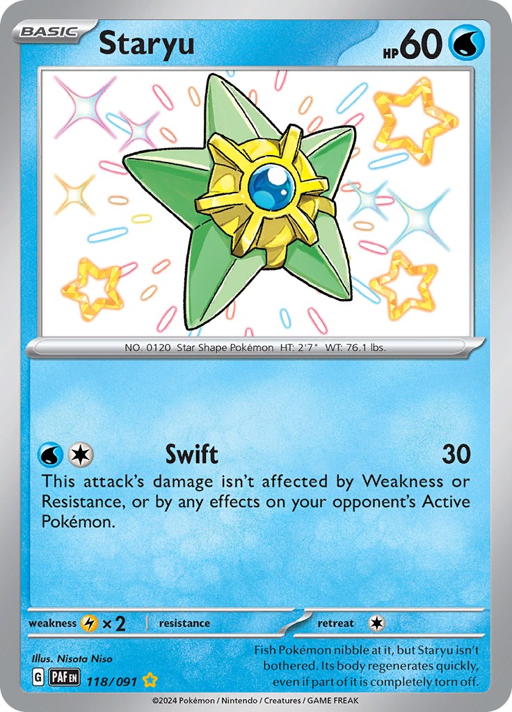 Staryu (118/091) [Scarlet & Violet: Paldean Fates] | Good Games North