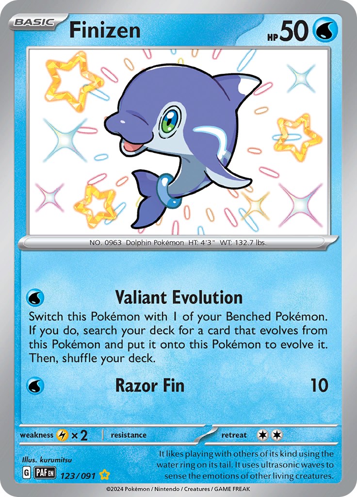 Finizen (123/091) [Scarlet & Violet: Paldean Fates] | Good Games North