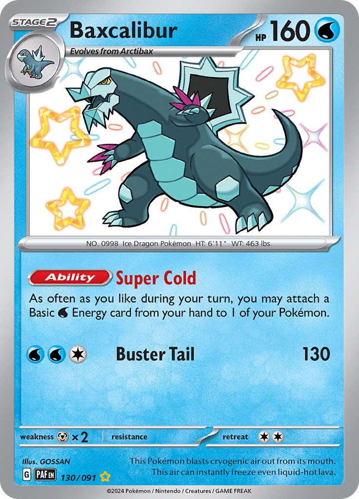 Baxcalibur (130/091) [Scarlet & Violet: Paldean Fates] | Good Games North