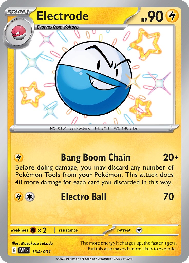 Electrode (134/091) [Scarlet & Violet: Paldean Fates] | Good Games North