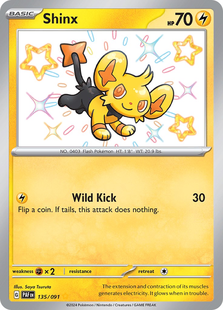 Shinx (135/091) [Scarlet & Violet: Paldean Fates] | Good Games North