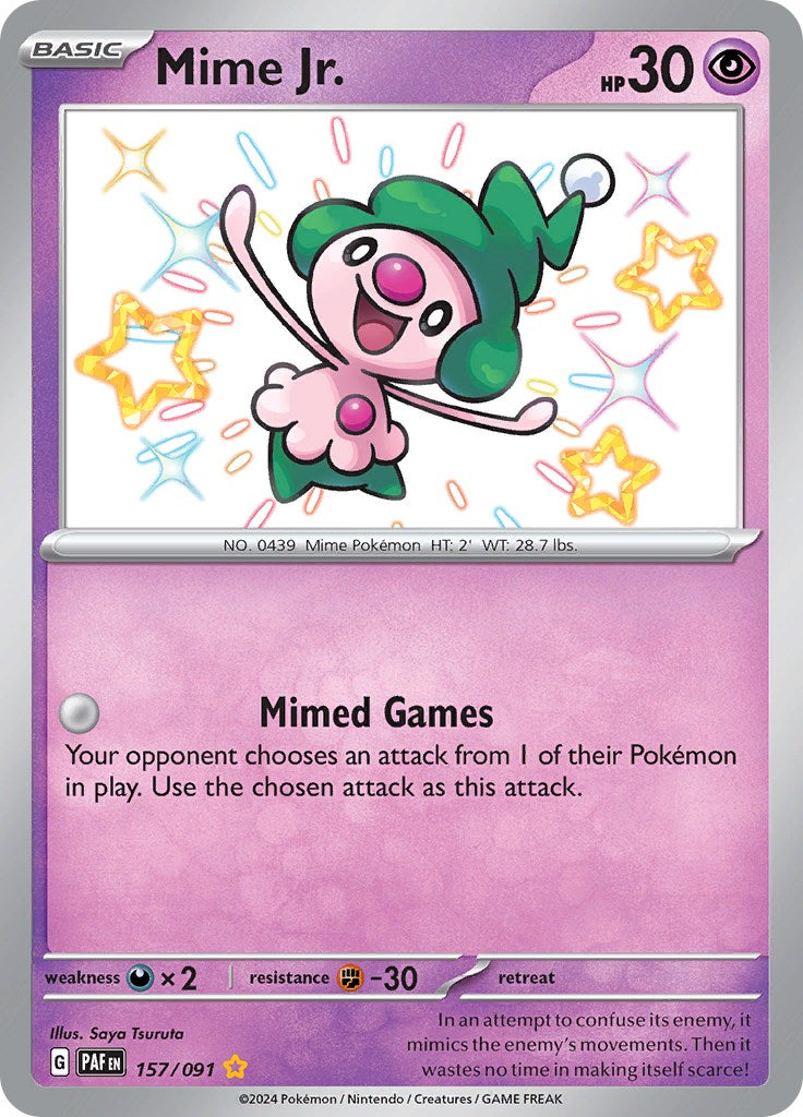 Mime Jr. (157/091) [Scarlet & Violet: Paldean Fates] | Good Games North
