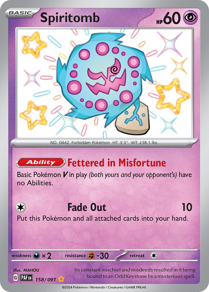 Spiritomb (158/091) [Scarlet & Violet: Paldean Fates] | Good Games North