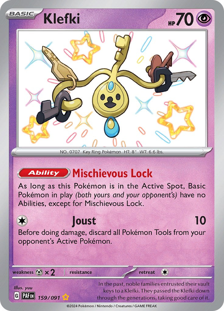 Klefki (159/091) [Scarlet & Violet: Paldean Fates] | Good Games North