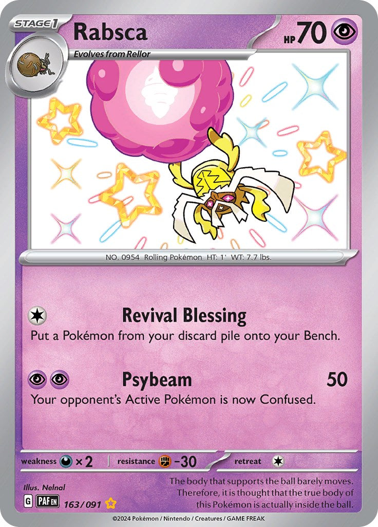 Rabsca (163/091) [Scarlet & Violet: Paldean Fates] | Good Games North
