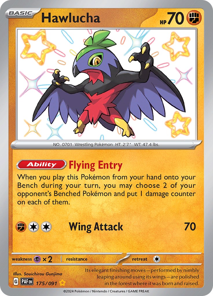 Hawlucha (175/091) [Scarlet & Violet: Paldean Fates] | Good Games North