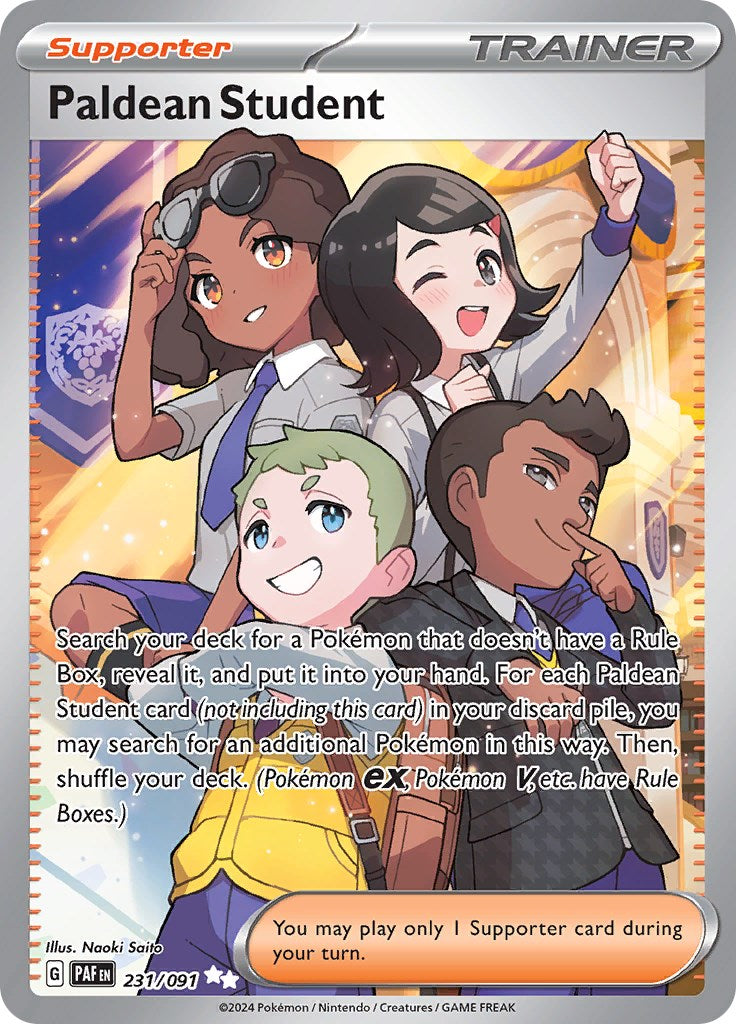 Paldean Student (231/091) [Scarlet & Violet: Paldean Fates] | Good Games North