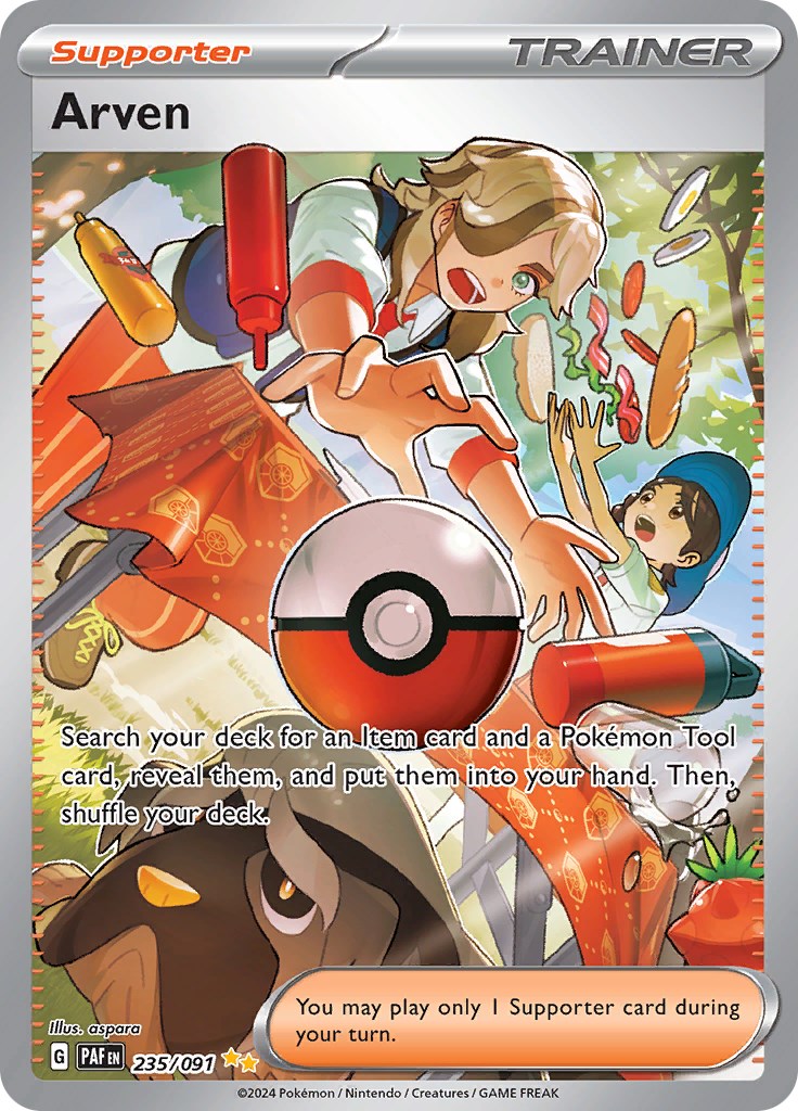 Arven (235/091) [Scarlet & Violet: Paldean Fates] | Good Games North