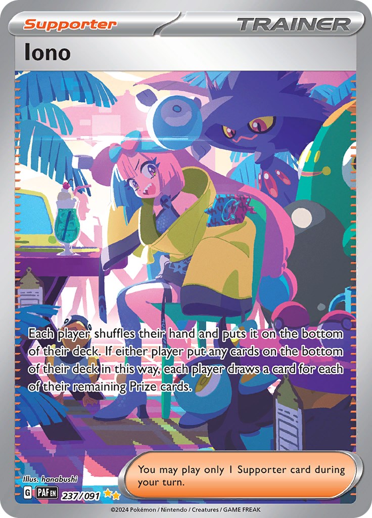 Iono (237/091) [Scarlet & Violet: Paldean Fates] | Good Games North