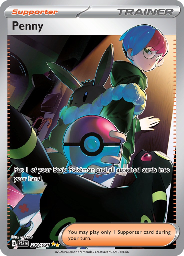 Penny (239/091) [Scarlet & Violet: Paldean Fates] | Good Games North