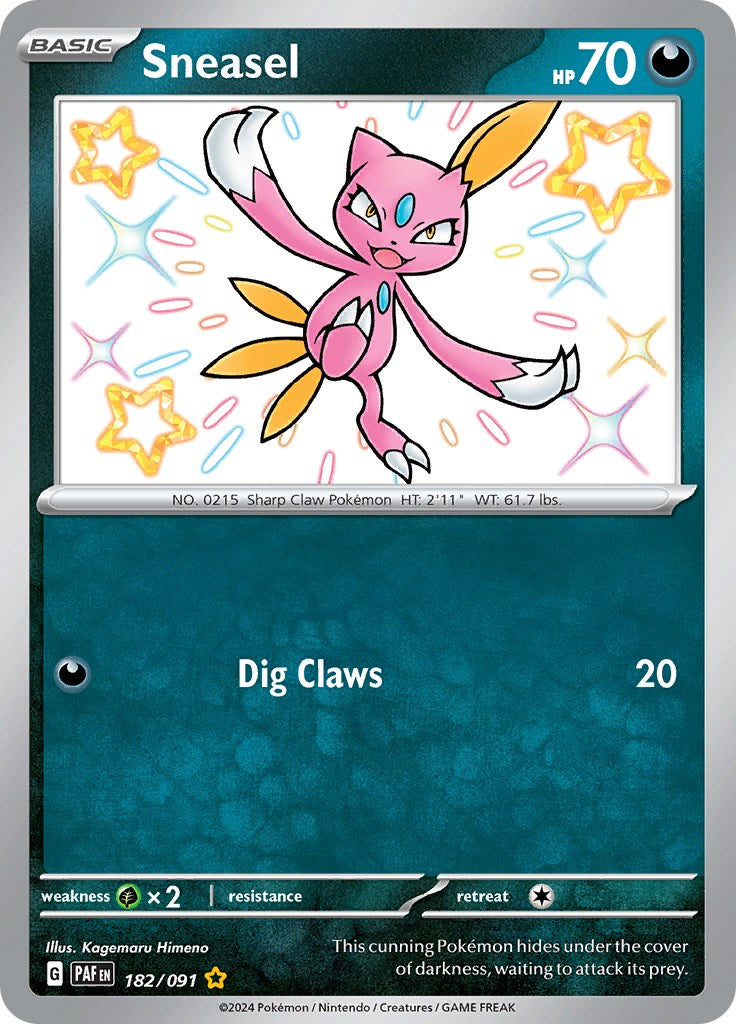 Sneasel (182/091) [Scarlet & Violet: Paldean Fates] | Good Games North