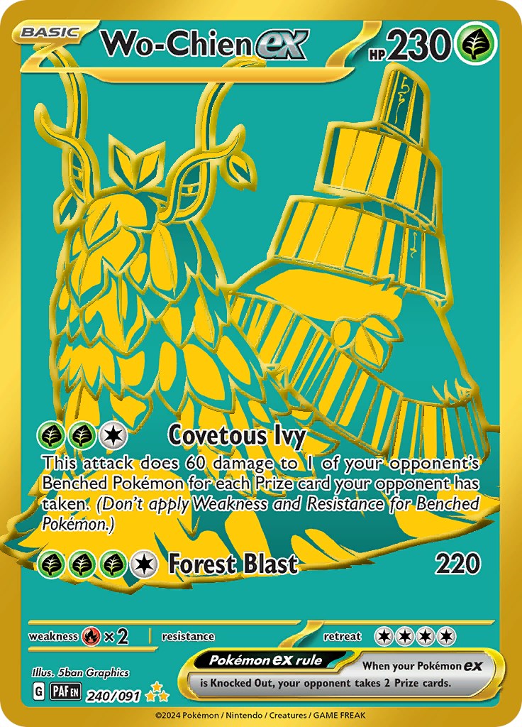 Wo-Chien ex (240/091) [Scarlet & Violet: Paldean Fates] | Good Games North
