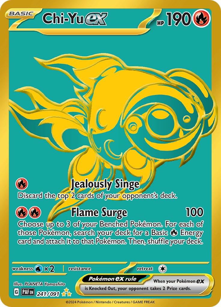 Chi-Yu ex (241/091) [Scarlet & Violet: Paldean Fates] | Good Games North