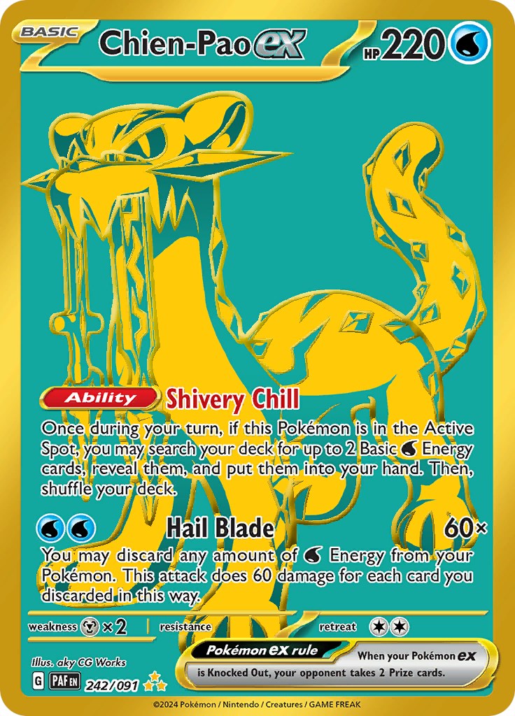 Chien-Pao ex (242/091) [Scarlet & Violet: Paldean Fates] | Good Games North