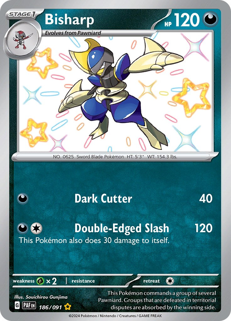 Bisharp (186/091) [Scarlet & Violet: Paldean Fates] | Good Games North