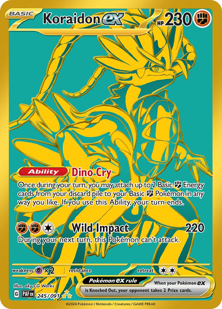 Koraidon ex (245/091) [Scarlet & Violet: Paldean Fates] | Good Games North