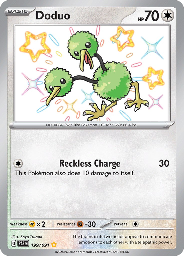 Doduo (199/091) [Scarlet & Violet: Paldean Fates] | Good Games North