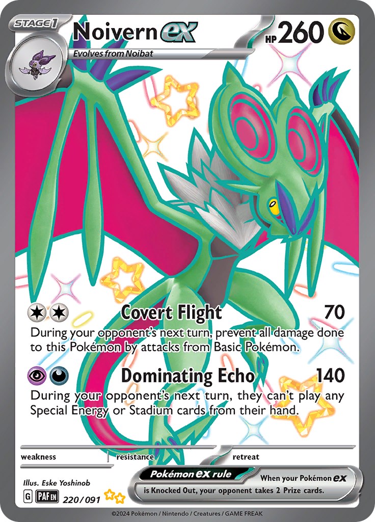 Noivern ex (220/091) [Scarlet & Violet: Paldean Fates] | Good Games North