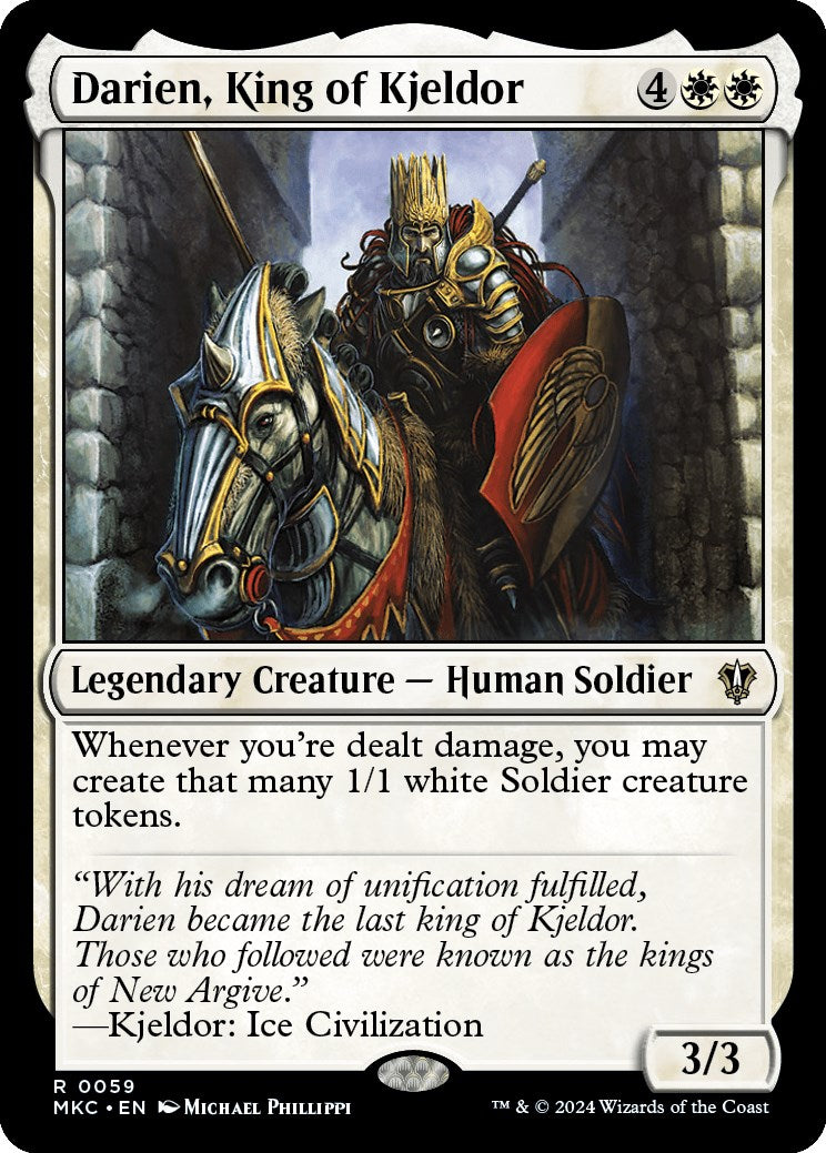 Darien, King of Kjeldor [Murders at Karlov Manor Commander] | Good Games North