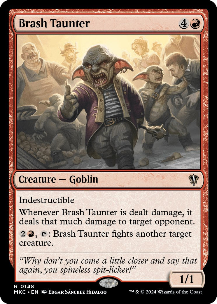 Brash Taunter [Murders at Karlov Manor Commander] | Good Games North
